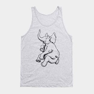 A Levity of Animal: Elephant in the Room Tank Top